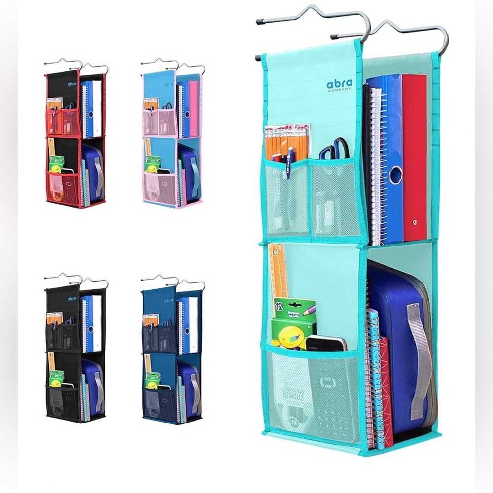 NWT ABRA 2-Shelf Hanging Locker Organizer for School